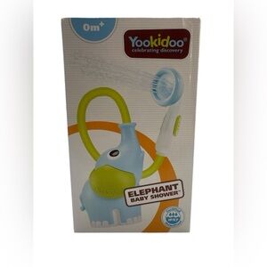 Elephant Baby Shower - Blue and Green Kids Bath Toy